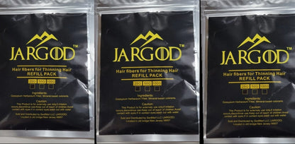 3 Pack Hair Building Fibers Refill Bag 50grams/1.76oz Each Refill Bag by Jargod