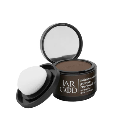 Hairline Powder Root Touch-Up Temporary Concealing Powder for Women & Men, Instant Gray Coveragey, 4g by Jargod