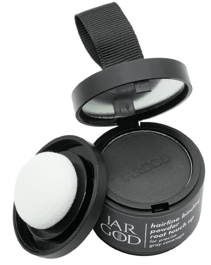 Hairline Powder Root Touch-Up Temporary Concealing Powder for Women & Men, Instant Gray Coveragey, 4g by Jargod