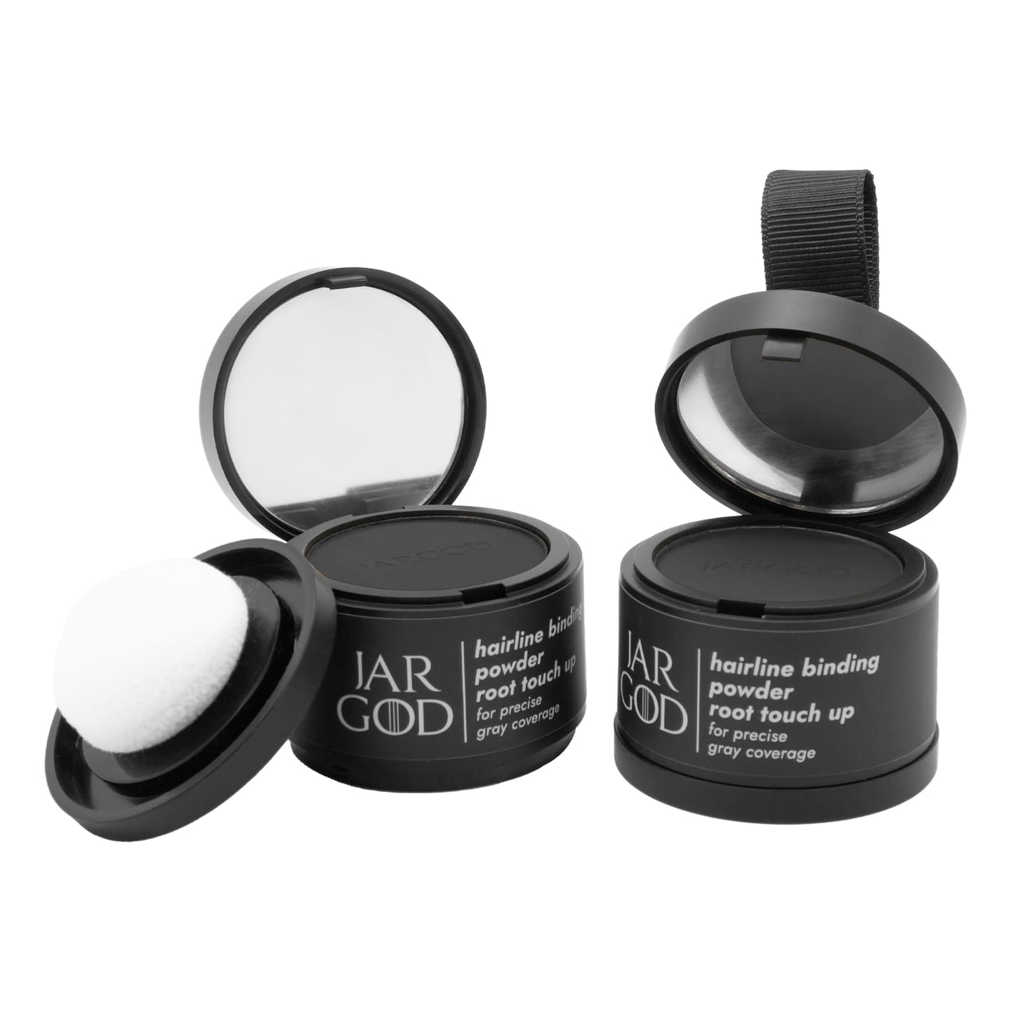 2 Pack Hairline Powder Root Touch-Up Temporary Concealing Powder for Women & Men, Instant Gray Coveragey, 4g each Jargod