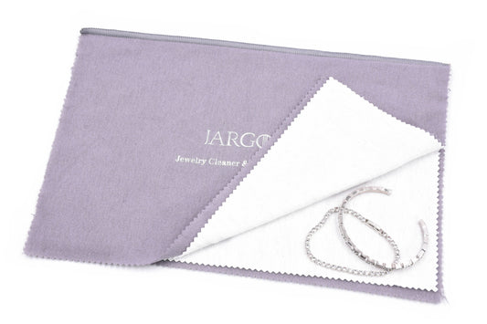 JARGOD Silver Polishing Cloth — Jewelry Tarnish Remover & Cleaner for Gold Silver Platinum, 11x14" Cotton