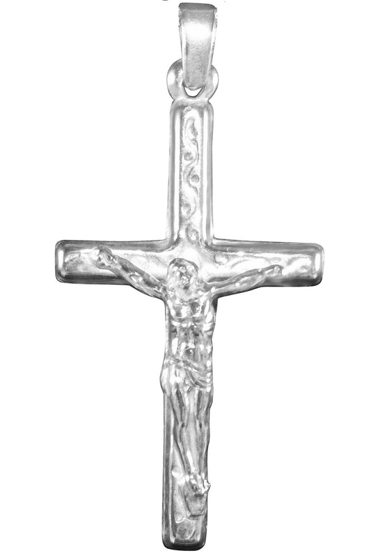 Crucifix Cross Pendant Small 925 Solid Sterling Silver Made in Italy by jargod