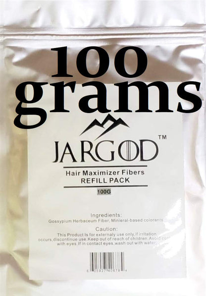 JARGOD Hair Building Fibers 100g Refill — Wholesale Case (150 units)