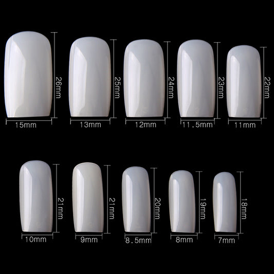 Full Cover Nail Tips Long Square Fake Nails Tips | Fake Nails | False Nails | Press On Nails | Nail Supplies CHOOSE 100 pcs Jargod