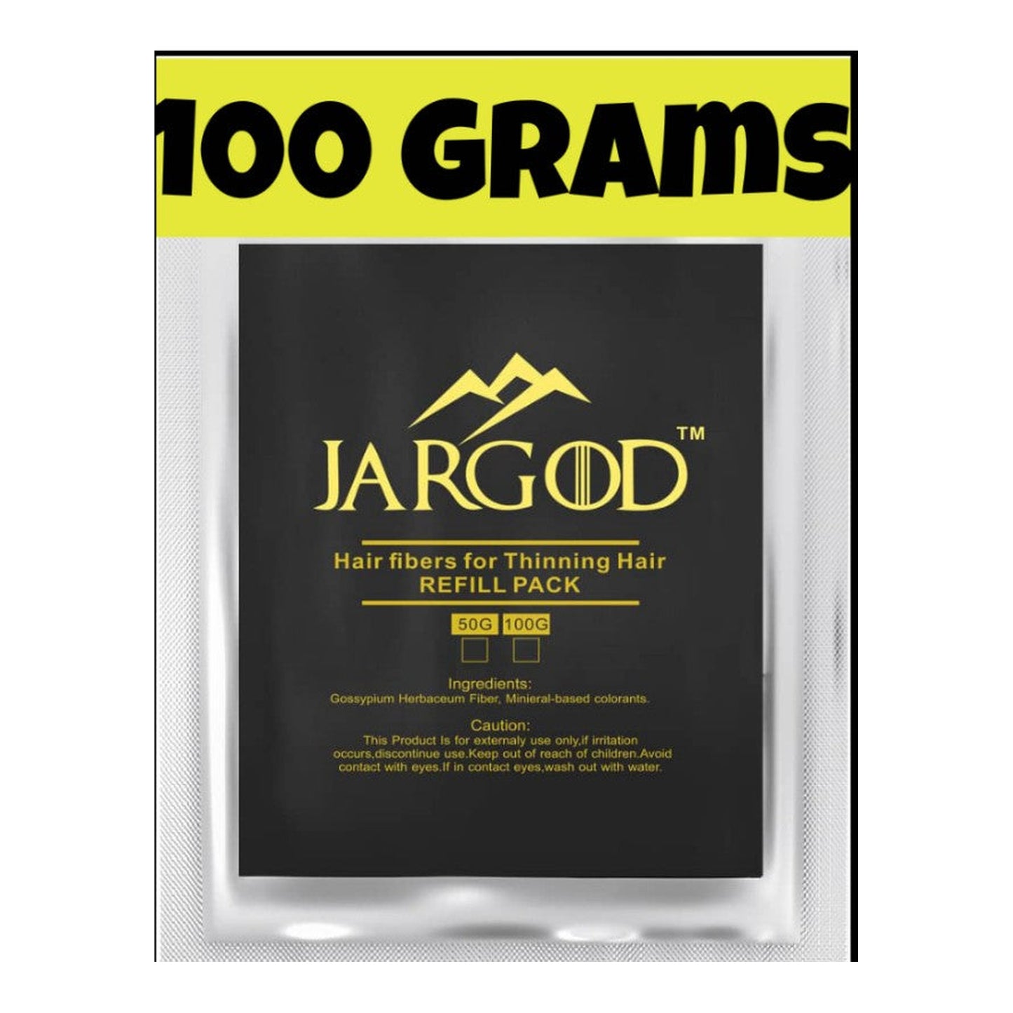 Hair Building Fibers 100 Grams- Refill Your Existing Fiber Bottle - Refill Pack by Jargod