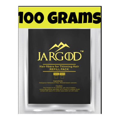 Hair Building Fibers 100 Grams- Refill Your Existing Fiber Bottle - Refill Pack by Jargod