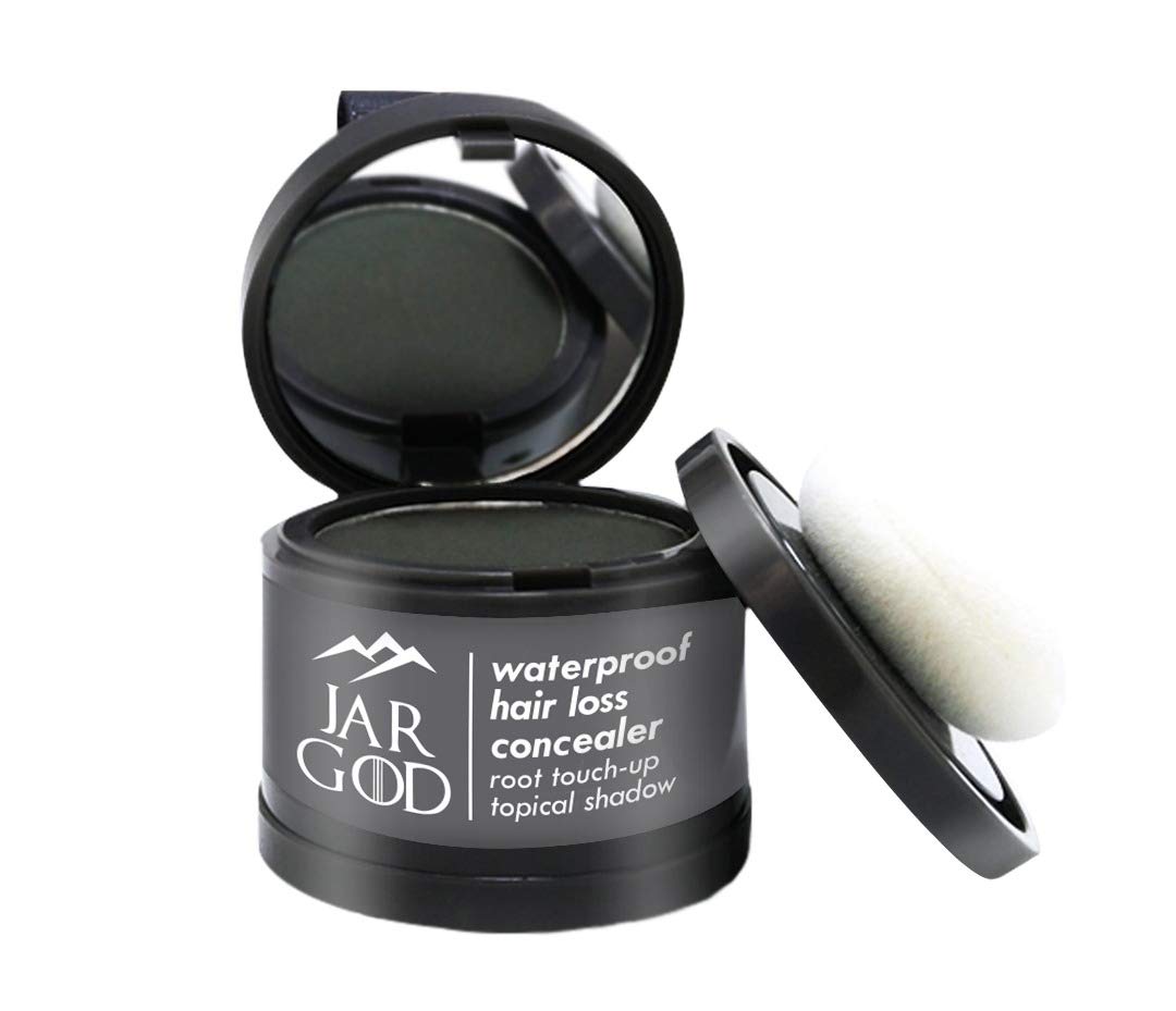 Hairline Powder Root Touch-Up Temporary Concealing Powder for Women & Men, Instant Gray Coveragey, 4g by Jargod