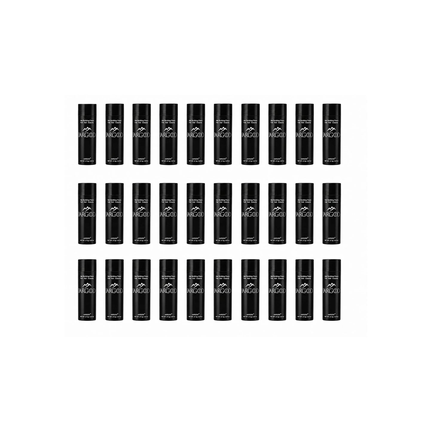 Hair Building Fibers for Instant Volume and Thicker Fuller Hair Large 27.5g ( Pack of 30 Bottles ) Hair Fibers for Women and Men Jargod
