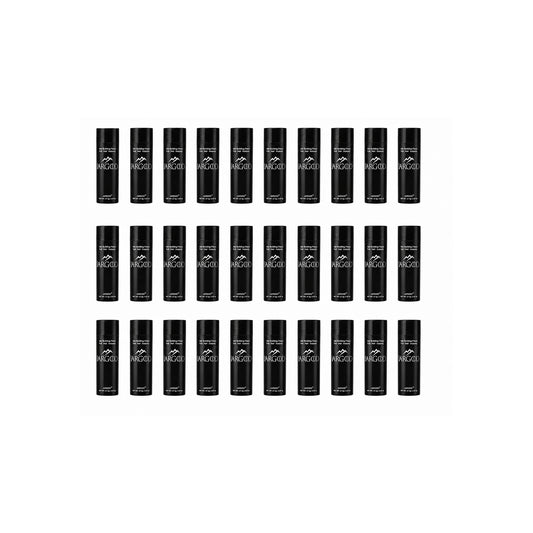 30 Bottle Full Case Black Hair Building Fibers for Instant Volume and Thicker Fuller Hair Large 27.5g ( Pack of 30 Bottles ) Hair Fibers for Women and Men Jargod