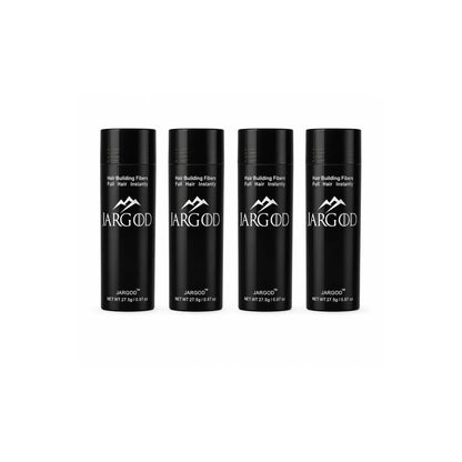 Dark Brown Hair Building Fibers Hair Loss Concealer Large 27.5g each Pack of Four Bottle -JARGOD