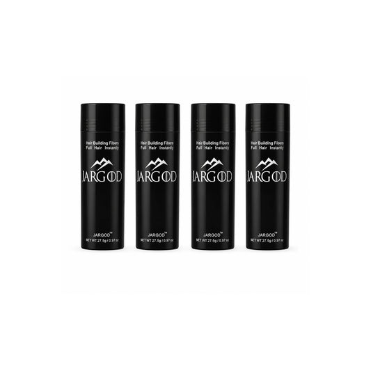 Dark Brown Hair Building Fibers Hair Loss Concealer Large 27.5g each Pack of Four Bottle -JARGOD