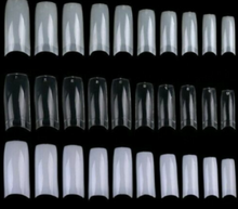 Load image into Gallery viewer, 500pcs French Half cover Artificial False Nail Tips Fake Nails Manicure - Jargod
