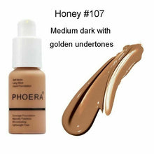 Load image into Gallery viewer, Phoera Foundation Makeup Full Coverage Liquid Base Brighten Long Lasting Twin Pack
