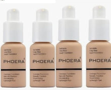 Load image into Gallery viewer, Phoera Foundation Makeup Full Coverage Liquid Base Brighten Long Lasting (Pack of Four Bottles)
