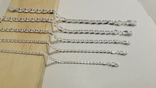 Load and play video in Gallery viewer, Real Solid 925 Sterling Silver Mariner Link Chain Necklace Made in Italy Jargod
