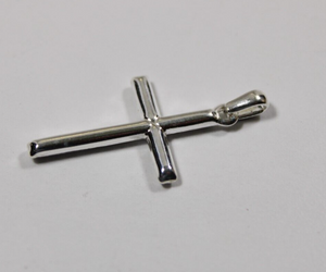 Cross Pendant (small) Real Solid 925 Sterling Silver Men women Italy Jargod