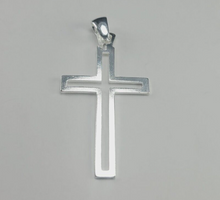 Load image into Gallery viewer, Cross Pendant Real Solid 925 Sterling Silver Men women Made in Italy Jargod
