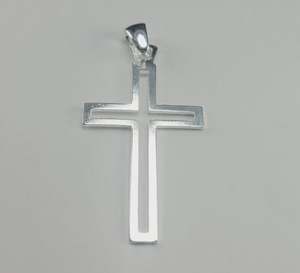 Cross Pendant Real Solid 925 Sterling Silver Men women Made in Italy Jargod