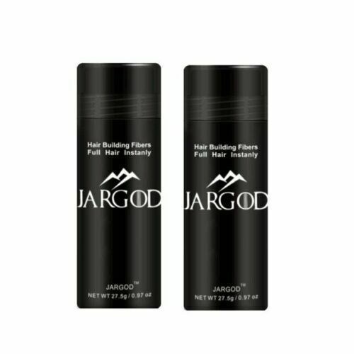 2 pack Hair Building Fibers color (Dark Brown ) Large 27.5g Jargod