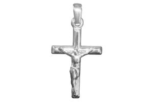 JARGOD Crucifix Cross Pendant Solid 925 Solid pure Sterling Silver (Small)