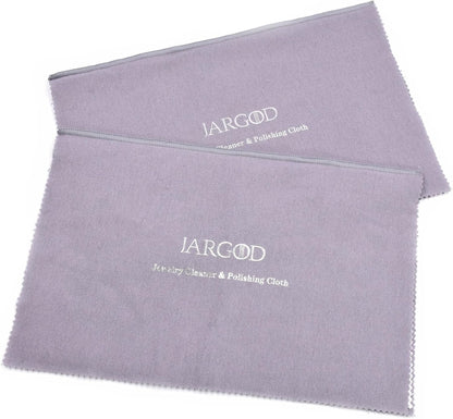 2 pack Jewelry Cleaning and Polishing Cloth made with cotton for Gold, Silver, Platinum Jewelry Xtra Large Pro Size 11" X 14" JARGOD