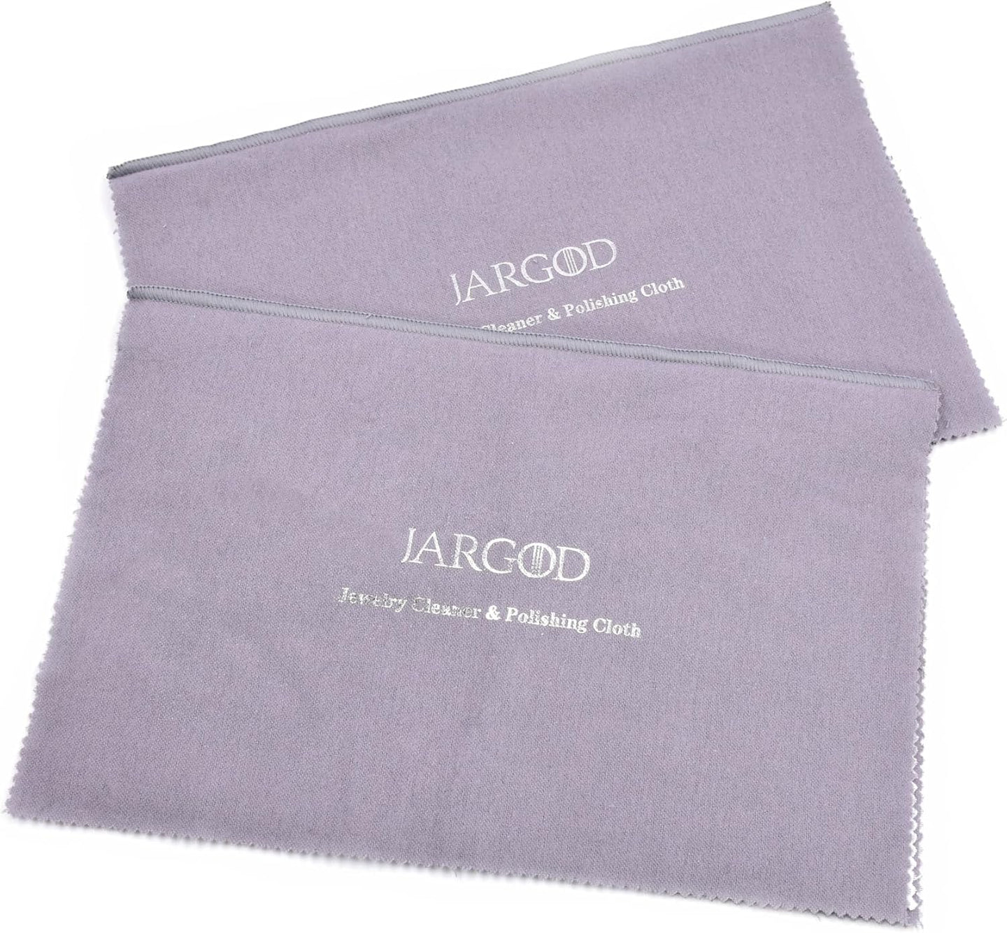 JARGOD  2 pack Jewelry Cleaning and Polishing Cloth made with cotton for Gold, Silver, Platinum Jewelry Xtra Large Pro Size 11