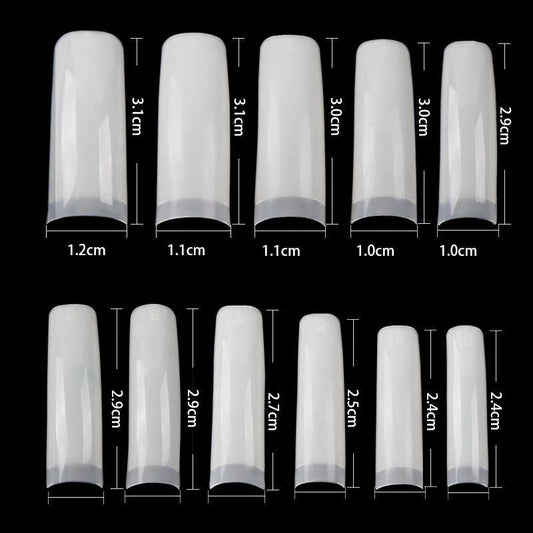 French Nail Tips Artificial False French Nail Tips 500pcs - JARGOD