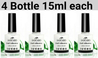 15ML Nail Glue For Transfer Foil Sticker Decals Polish UV Gel Glue Adhesive Jargod