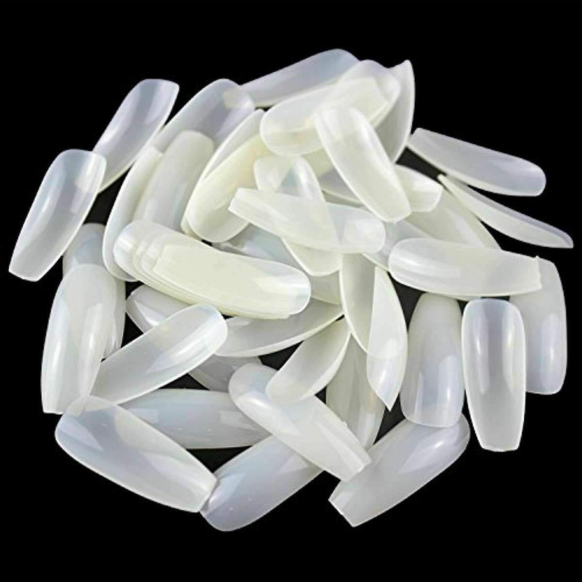600 pcs Coffin Shape Fake Nail Tips-jargod