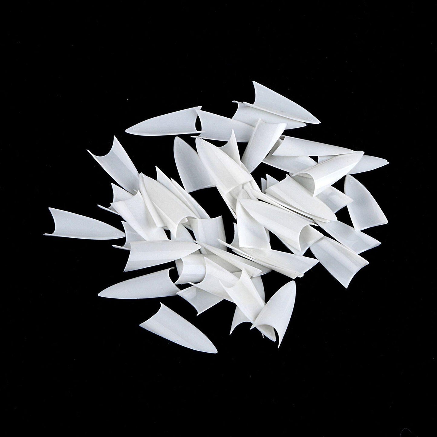 Stiletto French Half nails-jargod
