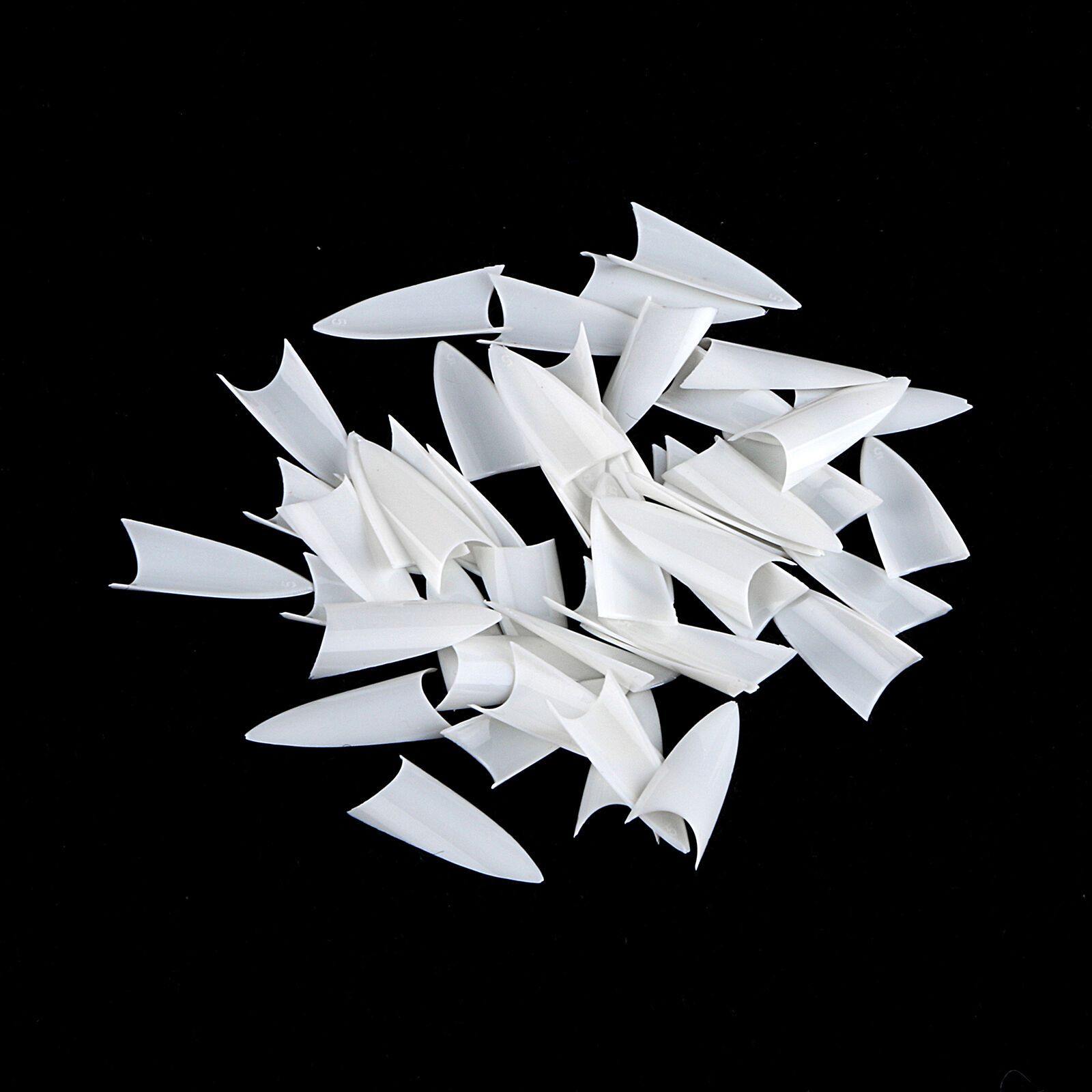 Stiletto French Half nails-jargod