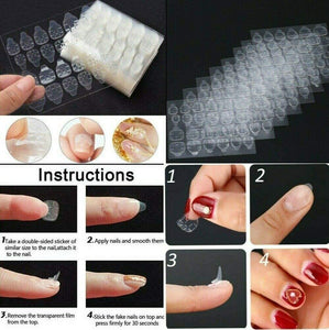 Nail Glue Sticker for False Nail Tips