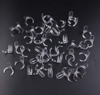 Nail Polish Practice Display Chart False Nail Art Tips Sticks/Rings-Choose Style