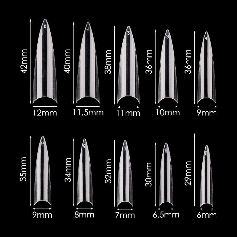 Fake Nail Tips Artificial Fingernail Tips-JARGOD