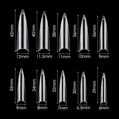 Fake Nail Tips Artificial Fingernail Tips-JARGOD