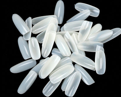 100Pc Long Ballerina/Long Coffin/Long Almond/Long Oval/Full Cover Square False Nail Tips Fake Nails False Nails Artificial Nails Tips in Bag Jargod