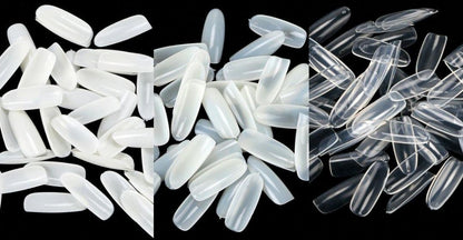 500Pcs Sharp Long Oval Full Cover Artificial False Nail Tips White/Natural/Clear 500Pcs Sharp Long Oval Full Cover Artificial False Nail Tips White/Natural/Clear