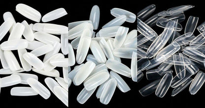 500Pcs Sharp Long Oval Full Cover Artificial False Nail Tips White/Natural/Clear 500Pcs Sharp Long Oval Full Cover Artificial False Nail Tips White/Natural/Clear