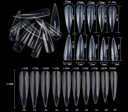 False Nail Tips 500Pcs-jargod