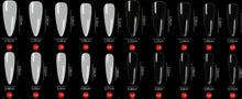 Load image into Gallery viewer, 100pc Long Almond Full Cover Fake Nails False Nail tips Artificial Nails Press on nails CHOOSE Clear/Natural Jargod
