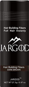 2 pack Jargod Hair Building Fibers color (Dark Brown)  27.5g