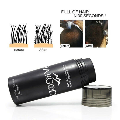2 pack Jargod Hair Building Fibers color (Black)  27.5g