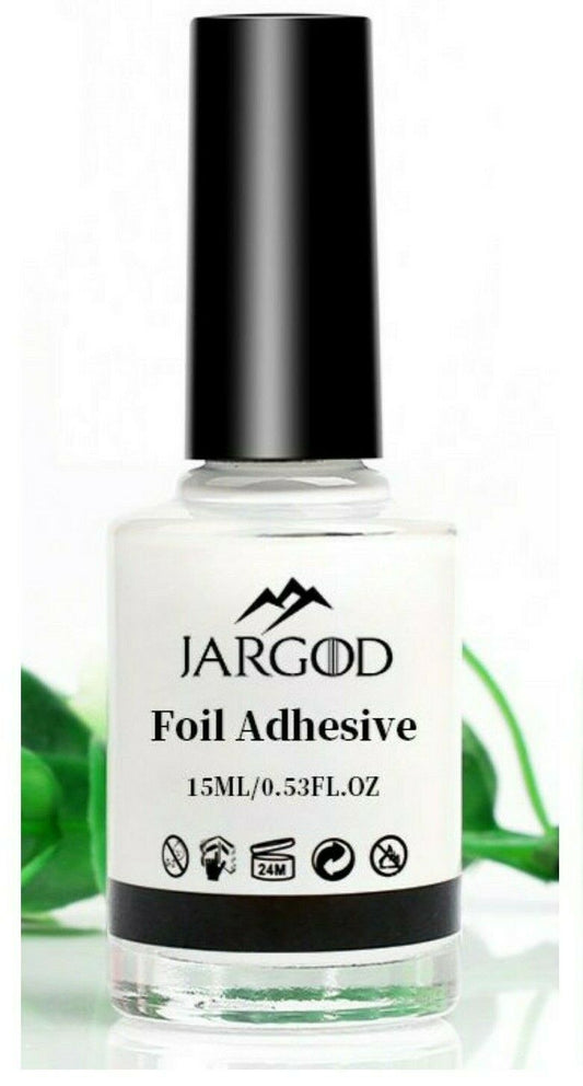 15ML Nail Glue For Transfer Foil Sticker Decals Polish UV Gel Glue Adhesive Jargod