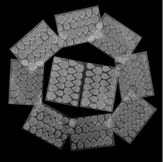 Nail Adhesive Tabs Double-side Nail Glue Sticker Waterproof for False Nail Tips Jargod