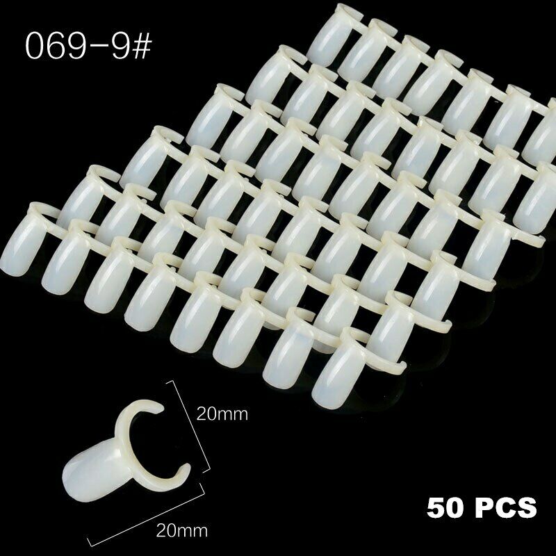 Nail Polish Practice Display Chart False Nail Art Tips Sticks/Rings-Choose Style