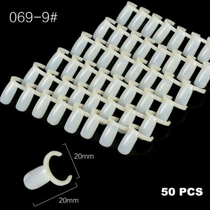 Nail Polish Practice Display Chart False Nail Art Tips Sticks/Rings-Choose Style