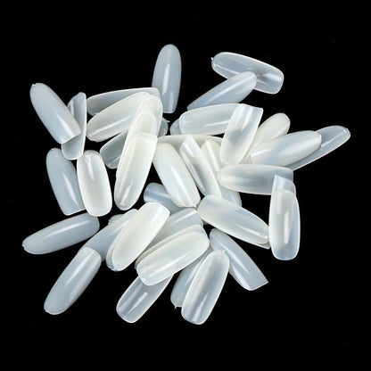 False Nail Tips White/Natural/Clear-Jargod