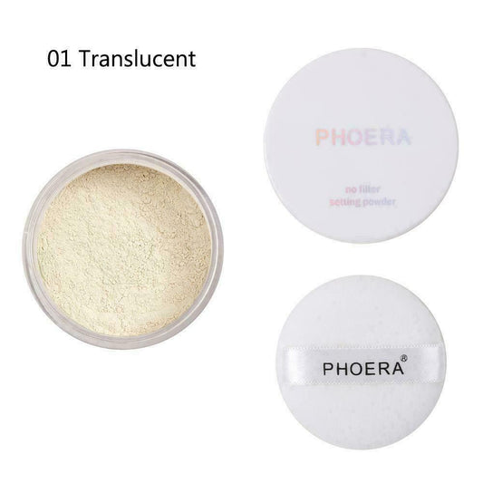 PHOERA No Filter Setting Powder Loose Face Translucent Foundation Makeup Puff