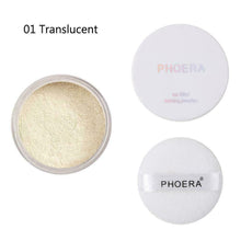 Load image into Gallery viewer, PHOERA No Filter Setting Powder Loose Face Translucent Foundation Makeup Puff

