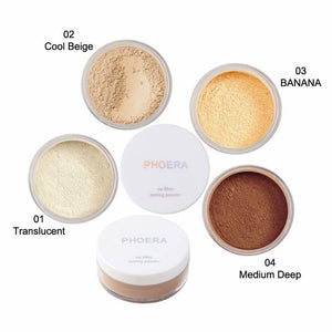 PHOERA No Filter Setting Powder Loose Face Translucent Foundation Makeup Puff